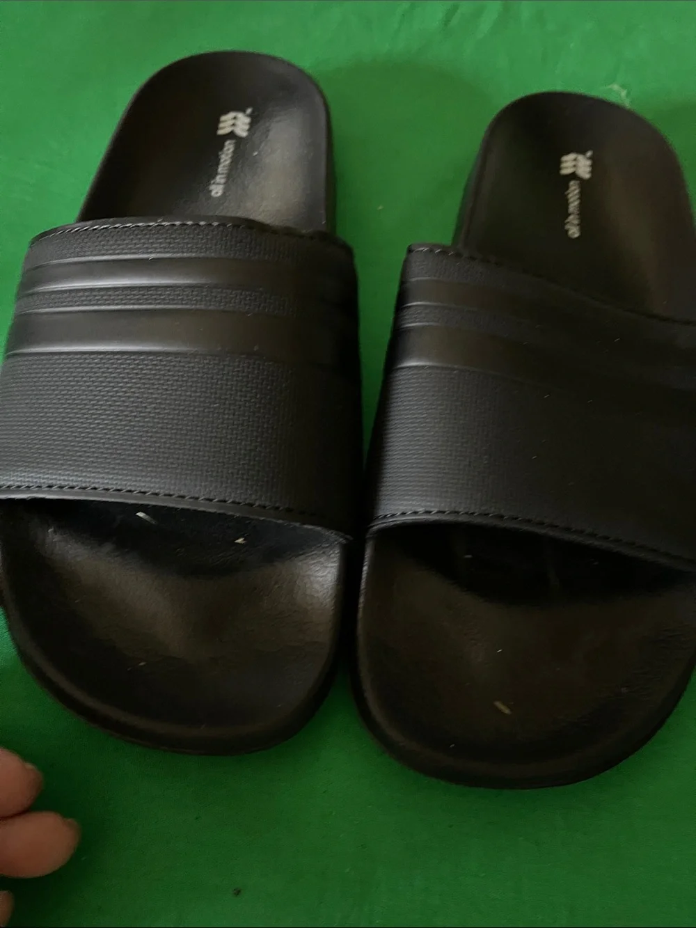 all in motion Black Men's Slide Sandals with Wide Strap